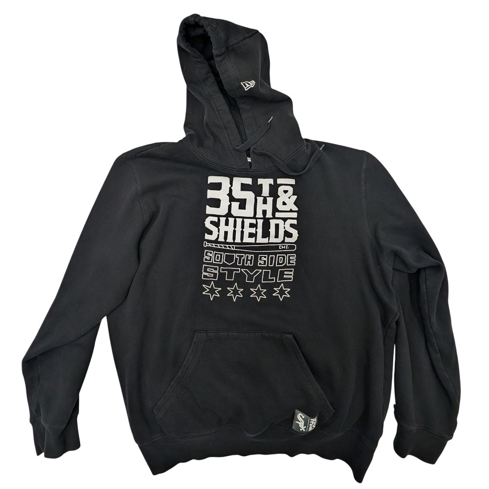 New‎ Era Chicago White Sox Southside City Connect Hoodie Black 2XL Used